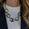 Collana plates ARGENTO