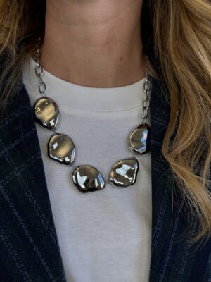Collana plates ARGENTO