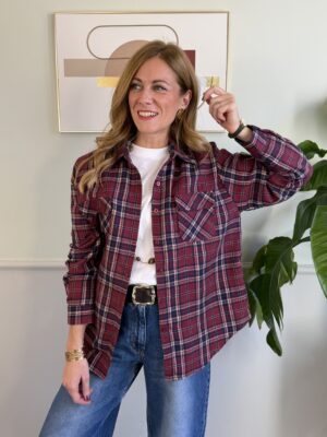 Camicia quadri SusyMix 494 - Rosso