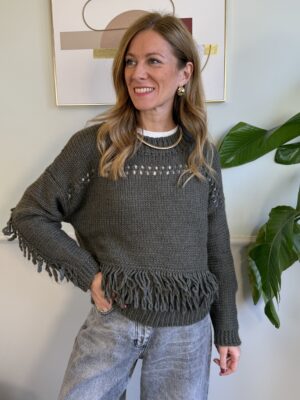 Pull punto Pelliccia SusyMix 431 - VERDE MILITARE
