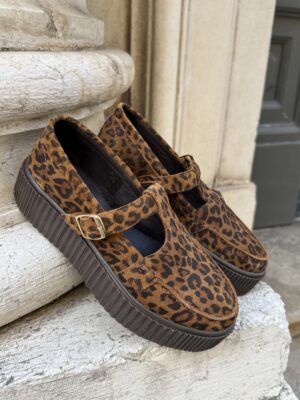 Babies shoes in pelle scamosciata LEOPAR WD - /12