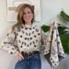 Twinset: pull bandana con triangolino removibile PANNA 6-5