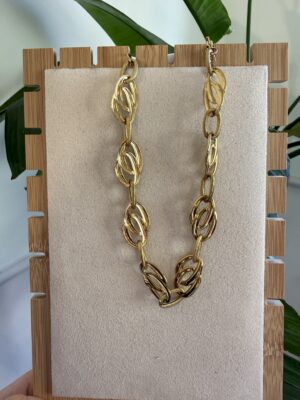 Collana dorata "chain"