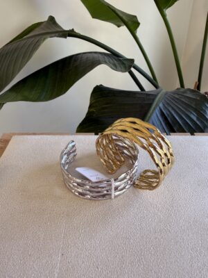 Bracciale rigido "intrecci"