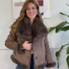 Eco montoncino reversibile/ pelliccetta 001