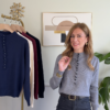 Maglia bottoncini e rouches HaveOne 267